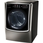  - SIGNATURE 9.0 Cu. Ft. Smart Electric Dryer with Steam and Sensor Dry - Black Stainless Steel