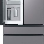 - 23 cu. ft. Bespoke Counter Depth 4-Door French Door Refrigerator with Beverage Center™ - Stainless steel