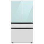  - Bespoke 29 cu. ft 4-Door French Door Refrigerator with Beverage Center - Morning Blue Glass