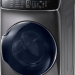  - 7.5 Cu. Ft. Smart Electric Dryer with Steam and FlexDry - Black Stainless Steel