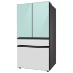  - Bespoke 29 cu. ft 4-Door French Door Refrigerator with Beverage Center - Morning Blue Glass