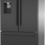 - 500 Series 26 cu. ft. French Door Standard-Depth Smart Refrigerator with External Water and Ice - Black Stainless Steel