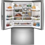 - 28.7 Cu. Ft. French Door Refrigerator with LED Lighting - Stainless steel