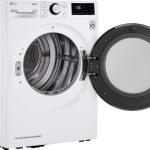  - 4.2 Cu. Ft. Stackable Smart Electric Dryer with Dual Inverter HeatPump - White