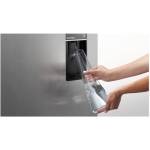 - ActiveSmart 13.4 Cu. Ft. Bottom-Freezer Counter-Depth Refrigerator - Stainless steel