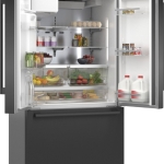 - 500 Series 26 cu. ft. French Door Standard-Depth Smart Refrigerator with External Water and Ice - Black Stainless Steel