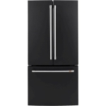 - 18.6 Cu. Ft. French Door Counter-Depth Refrigerator, Customizable - Matte Black