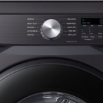  - 7.5 Cu. Ft. Stackable Electric Dryer with Sensor Dry - Black Stainless Steel