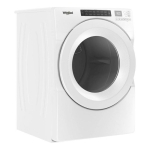  - 7.4 Cu. Ft. Stackable Electric Dryer with Wrinkle Shield Option - White