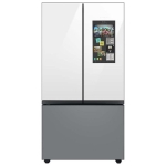 - 30 cu. ft Bespoke 3-Door French Door Refrigerator with Family Hub - Gray Glass