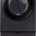  - 7.5 Cu. Ft. Stackable Electric Dryer with Sensor Dry - Black Stainless Steel