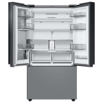 - 30 cu. ft Bespoke 3-Door French Door Refrigerator with Family Hub - Gray Glass