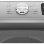  - 7.3 Cu. Ft. Stackable Electric Dryer with Steam and Extra Power Button - Metallic Slate