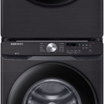  - 7.5 Cu. Ft. Stackable Electric Dryer with Sensor Dry - Black Stainless Steel