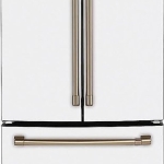 - 18 Cu. Ft. French Door Counter-Depth Refrigerator, Customizable - Matte White