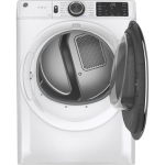 - 7.8 Cu. Ft. 12-Cycle Electric Dryer with Steam - White on White