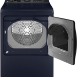  - 7.3 cu. ft. Smart Electric Dryer with Fabric Refresh, Steam, and Washer Link - Sapphire Blue