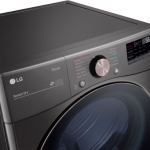  - 7.4 Cu. Ft. Stackable Smart Electric Dryer with Steam and Built-In Intelligence - Black Steel