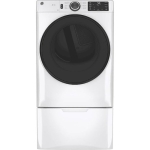 - 7.8 Cu. Ft. 10-Cycle Electric Dryer - White on White