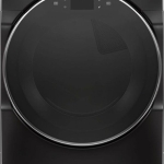 - 7.4 Cu. Ft. Stackable Smart Electric Dryer with Steam and Wrinkle Shield Plus Option - Black Shadow