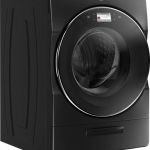 - 7.4 Cu. Ft. Stackable Smart Electric Dryer with Steam and Wrinkle Shield Plus Option - Black Shadow