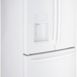  - 25.6 Cu. Ft. French Door Refrigerator - High Gloss White