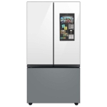 - 24 cu. ft Bespoke Counter Depth 3-Door French Door Refrigerator with Family Hub - Gray Glass