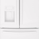  - 25.6 Cu. Ft. French Door Refrigerator - High Gloss White