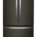  - 20 Cu. Ft. French Door Counter-Depth Refrigerator - Black Stainless Steel