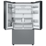 - 24 cu. ft Bespoke Counter Depth 3-Door French Door Refrigerator with Family Hub - Gray Glass