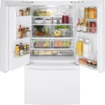  - 25.6 Cu. Ft. French Door Refrigerator - High Gloss White