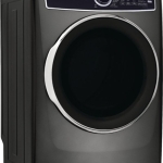  - 8.0 Cu. Ft. Stackable Electric Dryer with Steam and Balanced Dry - Titanium