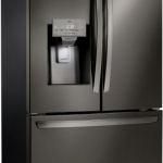  - 27.7 Cu. Ft. French Door Smart Refrigerator with External Ice and Water - Black Stainless Steel