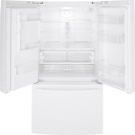  - 25.6 Cu. Ft. French Door Refrigerator - High Gloss White