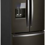 - 24.7 Cu. Ft. French Door Refrigerator - Black Stainless Steel