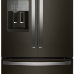 - 24.7 Cu. Ft. French Door Refrigerator - Black Stainless Steel