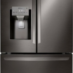  - 27.8 Cu. Ft. 4-Door French Door Smart Refrigerator with Smart Cooling System - Black Stainless Steel