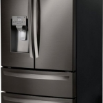  - 27.8 Cu. Ft. 4-Door French Door Smart Refrigerator with Smart Cooling System - Black Stainless Steel