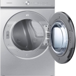  - Bespoke 7.6 cu. ft. Ultra Capacity Electric Dryer with Super Speed Dry and AI Smart Dial - Silver Steel