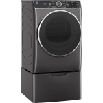  - 7.8 Cu. Ft. 12-Cycle Electric Dryer with Steam - Diamond Gray