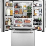 - 18.6 Cu. Ft. French Door Counter-Depth Refrigerator, Customizable - Stainless steel