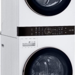  - 4.5 Cu. Ft. HE Smart Front Load Washer and 7.4 Cu. Ft. Electric Dryer WashTower with Built-In Intelligence - White