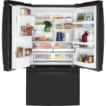  - 22.1 Cu. Ft. French Door Counter-Depth Refrigerator - Black Slate