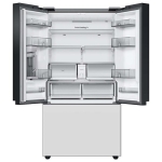  - Bespoke 24 cu. ft. Counter Depth 3-Door French Door Refrigerator with AutoFill Water Pitcher - White Glass