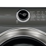 - 8.0 Cu. Ft. Stackable Front Load Electric Dryer with Steam and LuxCare Dry System - Titanium