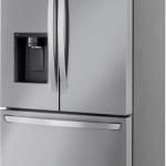  - 25.5 Cu. Ft. French Door Counter-Depth Smart Refrigerator with Dual Ice - Stainless steel