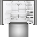 - 22.1 Cu. Ft. French Door Counter-Depth Refrigerator with Hands-Free AutoFill - Stainless steel