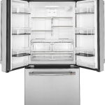 - 18.6 Cu. Ft. French Door Counter-Depth Refrigerator, Customizable - Stainless steel