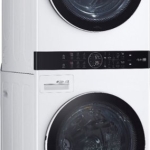  - 4.5 Cu. Ft. HE Smart Front Load Washer and 7.4 Cu. Ft. Electric Dryer WashTower with Steam and Built-In Intelligence - White