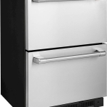  - 5.7 Cu. Ft. Built-In Dual-Drawer Refrigerator - Stainless steel